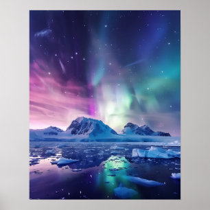 En vacker Aurora Borealis Poster