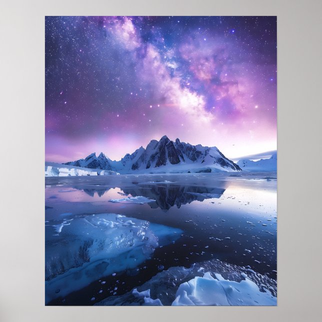 En vacker Aurora Borealis  Poster (Framsidan)