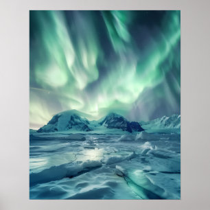 En vacker Aurora Borealis Poster