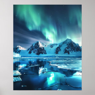 En vacker Aurora Borealis Poster