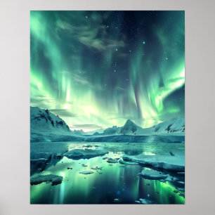 En vacker Aurora Borealis Poster