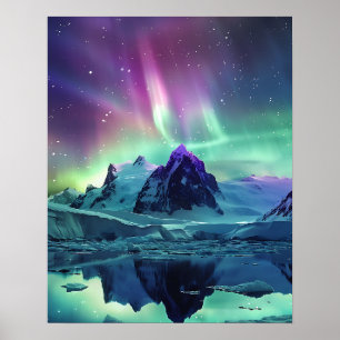 En vacker Aurora Borealis Poster