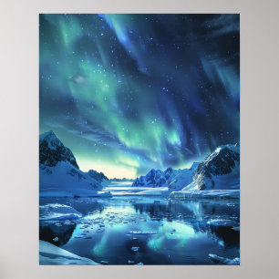 En vacker Aurora Borealis Poster