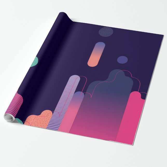 En vacker bakgrundsbild presentpapper (Utrullad)