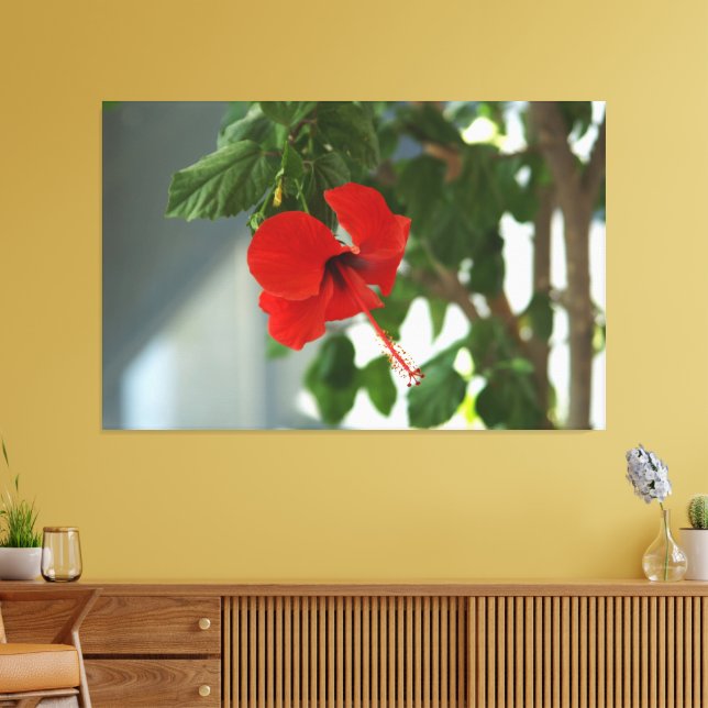 En vacker bröllopsbukettposter canvastryck (Insitu (Vardagsrum))