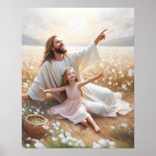 En vacker dag, Christian Wall Art, Jesus Poster (Framsidan)