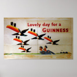 En vacker dag för en guinness poster