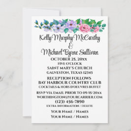 En vacker dag för ett Bröllop - inbjudan