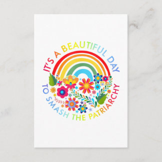En vacker dag för patriarkatet Femini. Tilläggskort