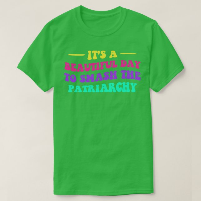 En vacker dag för patriarkin V. T Shirt (Design framsida)