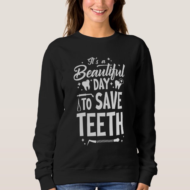 En vacker dag för Spara tjugonde dentist Tandvård T Shirt (Framsida)