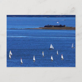 En vacker dag i Charleston Harbor! Vykort