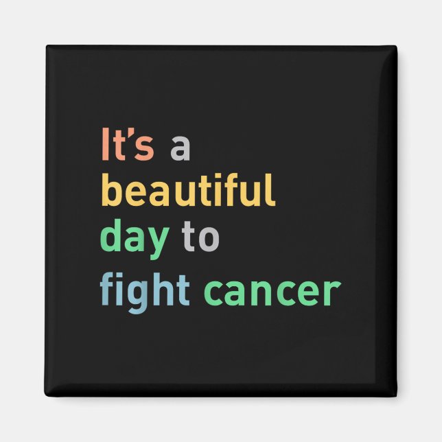 En vacker dag mot cancer magnet (Framsidan)