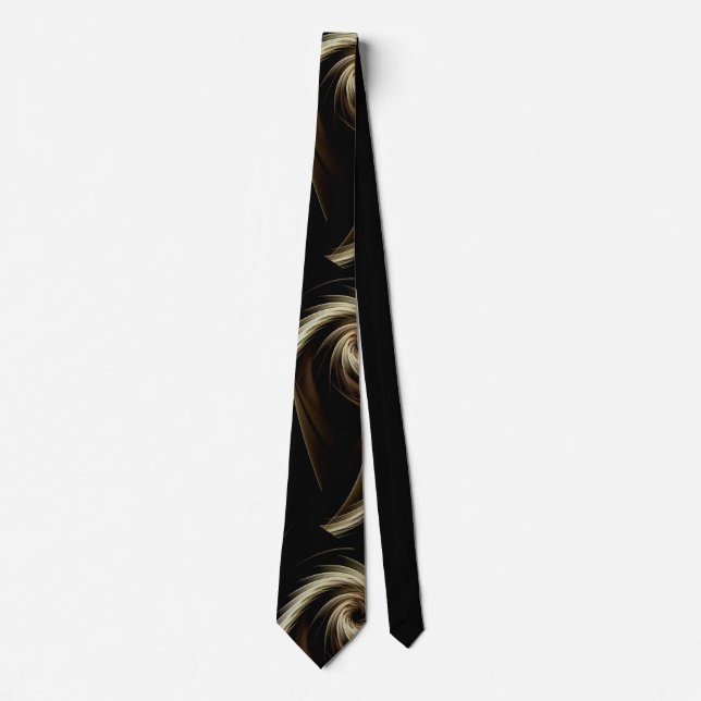 En vacker design med gyllene snurrar slips (Framsida)