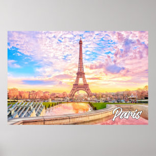 En vacker eftermiddag i Paris, Frankrike Poster