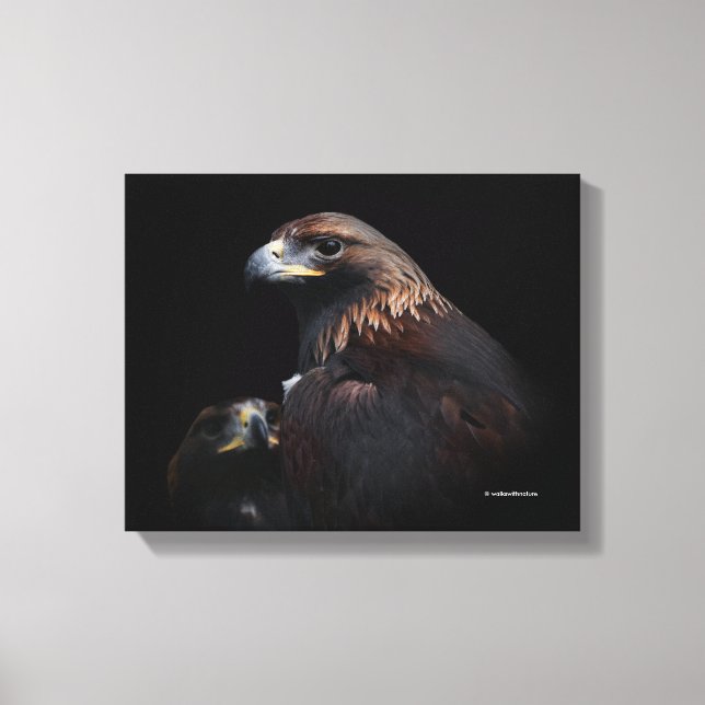 En vacker gyllene Eagles-parad Canvastryck (Framsida)