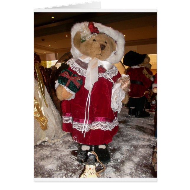 En vacker jul med Kärlek har en Nicedag och Hälsningskort (Framsidan)