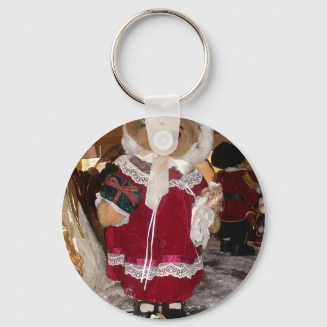 En vacker jul med Kärlek har en Nicedag och Nyckelring (Framsida)