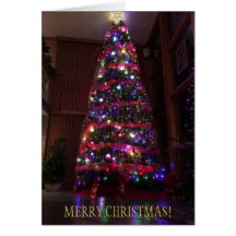 En vacker Julgran med reflektioner