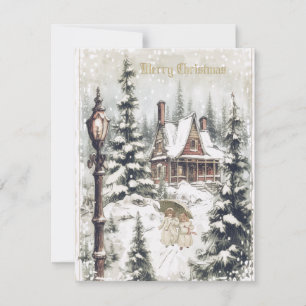 En vacker julkortsdesign julkort