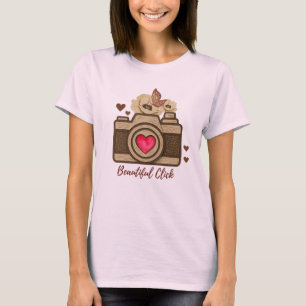 En vacker klickdesign t shirt