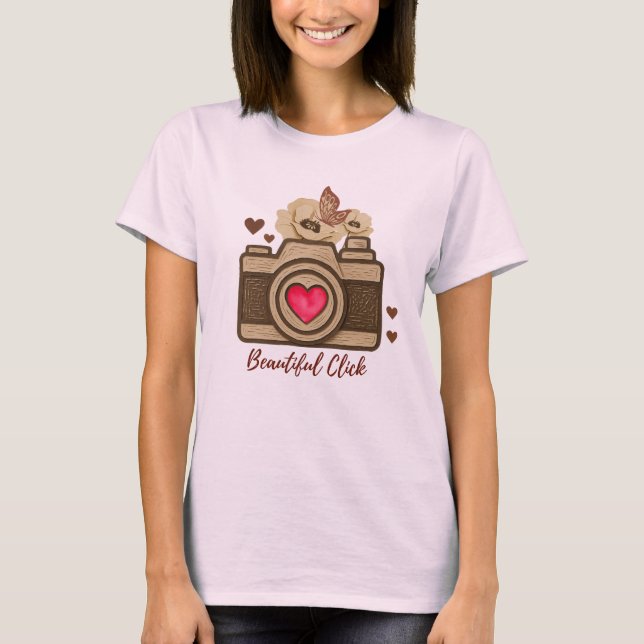 En vacker klickdesign t shirt (Framsida)