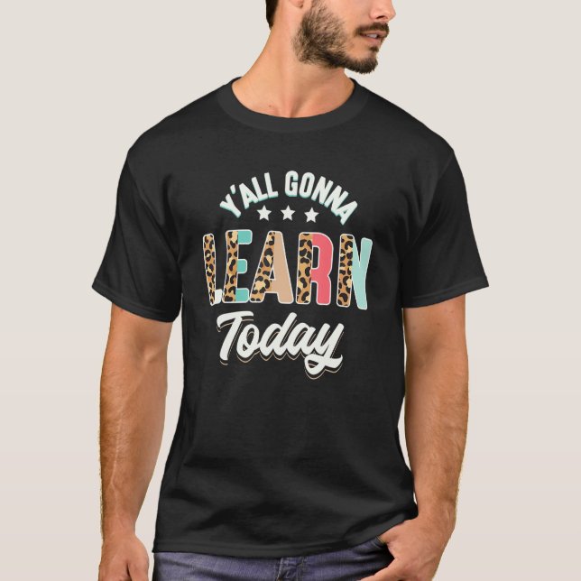 En vacker lärardag som lär sig t shirt (Framsida)