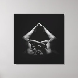 En vacker levande kvinna canvastryck