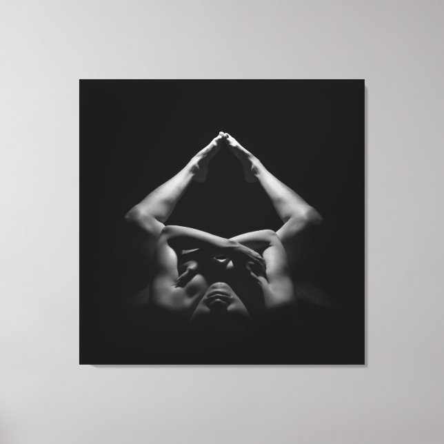 En vacker levande kvinna canvastryck (Framsida)