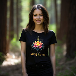En vacker lotusblomma av inre frid t shirt