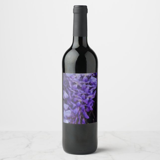 en vacker naturlig touch  vinflaska etikett (Framsida)