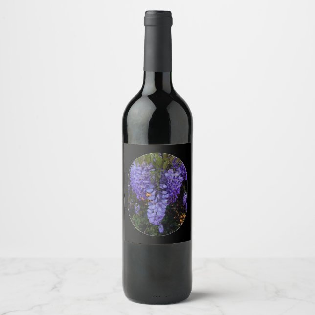 en vacker naturlig touch  vinflaska etikett (Framsida)