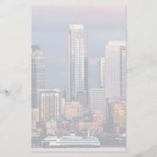 En vacker och dramatisk solnedgång från Väster Brevpapper