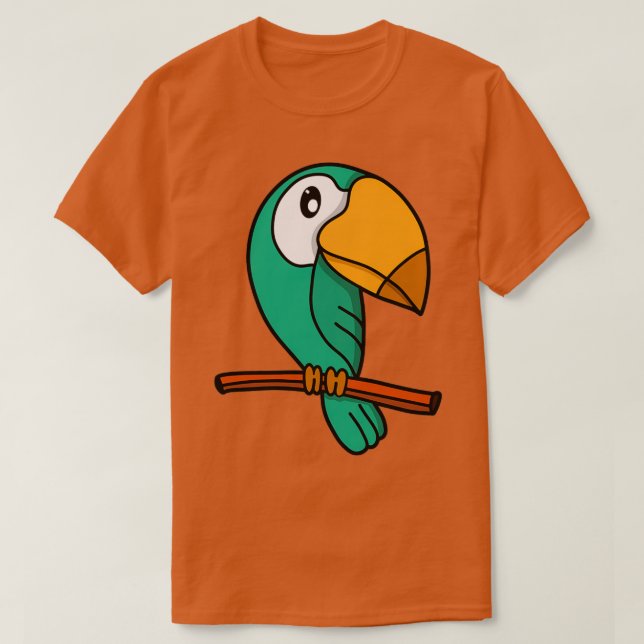 En vacker parrot t shirt (Design framsida)