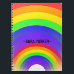 En vacker regnbåge färg anteckningsbok<br><div class="desc">En vacker regnbåge färg</div>