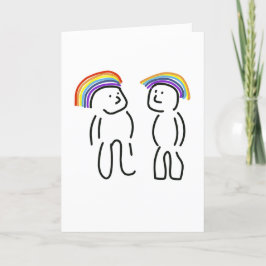 en vacker resa bröllopsinbjudan HBTQ Tack Kort