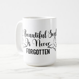 En vacker sjö glöms aldrig bort kaffemugg