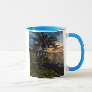 En vacker solnedgång 2 mugg