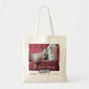 En vacker sovande Hund Tote Bag Tygkasse