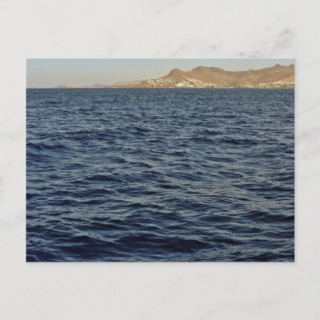 En vacker syn på Bodrum Pennisula Vykort (Framsida)