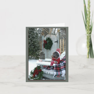 En vacker vinterdag kort