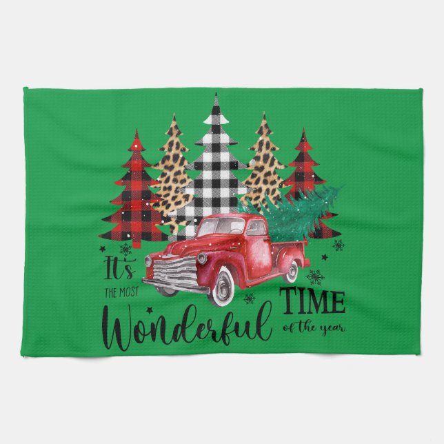 En vacker vinterskjorta i stil kökshandduk (Horisontell)