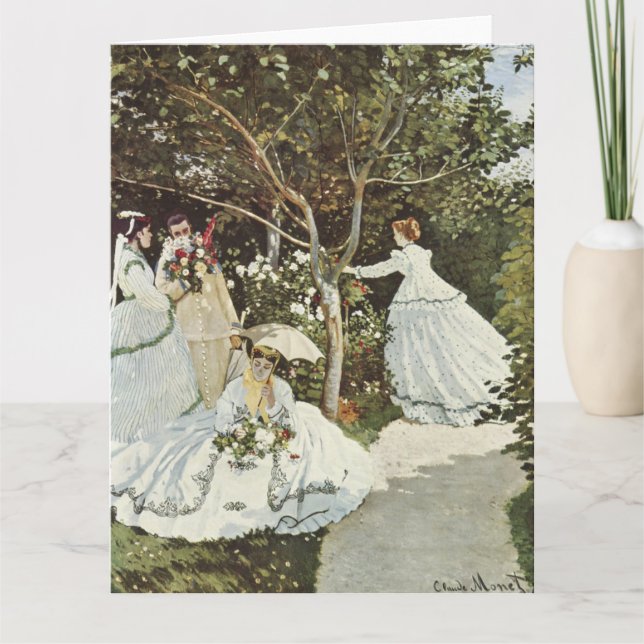 En väderkvarn vid Zaandam Claude Monet      Kort (Framsida)