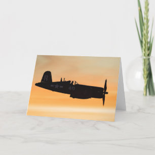 En Vadow F4U-korsair Fighter Kort