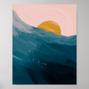 "En våg åt gången." Poster