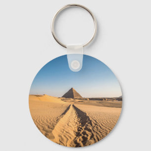 En väg till pyramiden nyckelring