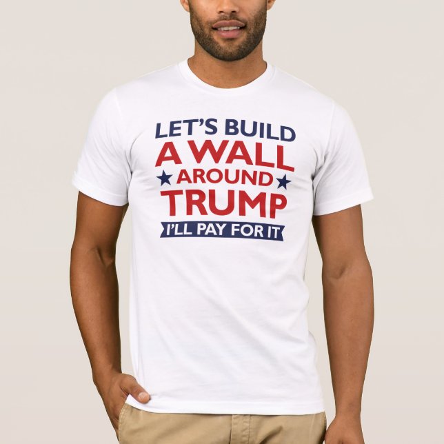 En vägg runt trast tee shirt (Framsida)