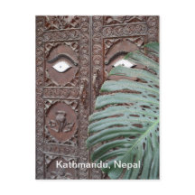 En vaksam dörr i Kathmandu