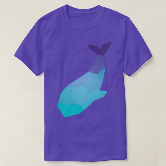 En val som flyter i Glacier T Shirt (Design framsida)