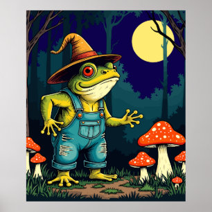 En välbekant paddhäxa som söker föda på natten poster